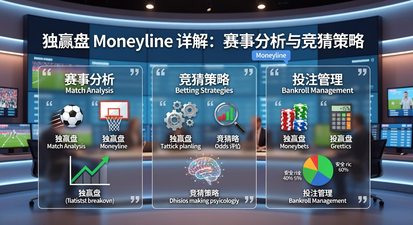 独赢盘 Moneyline 详解：赛事分析入门