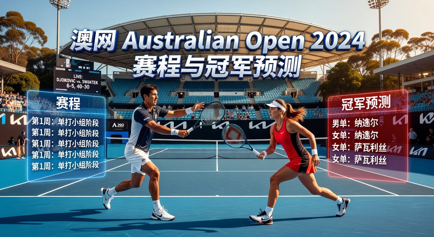 澳网 Australian Open 2024 赛程预测与分析