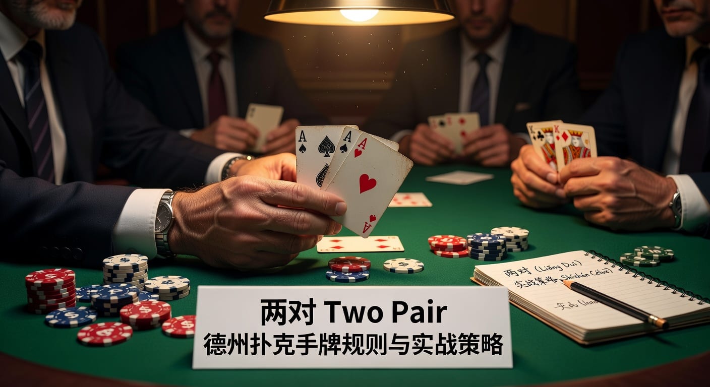 两对 two pair 牌型详解+策略：扑克高手指南